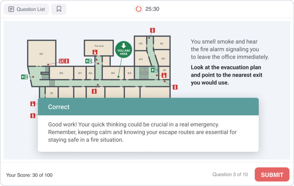 Interactive assessments